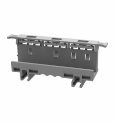 držák PCLDIN na DIN lištu pro svorky PCL 4mm2