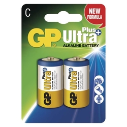 baterie alk. GP Ultra Plus LR14 (C), blistr 2ks