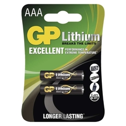 baterie lithiová GP FR03 (AAA), blistr 2ks