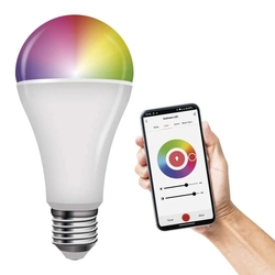 žárovka LED A65 14W, E27, 1400lm, RGB, stmívatelná, WiFi GoSmart 