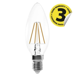 žárovka LED Filament Candle 6W, E14, 810lm, 2700K (teplá bílá)