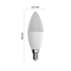 žárovka LED svíčka 4,8W, E14, 470lm, RGB, stmívatelná, WiFi GoSmart 
