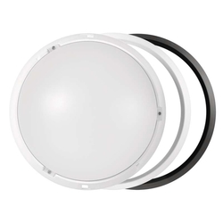 LED svítidlo kruh 14W 1000lm 3000K (teplá bílá) IP54, pr.215mm - bílá/černá