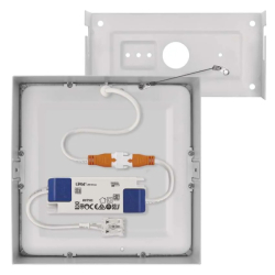 LED svítidlo NEXXO čtverec 170x170, přis.bílé, 12,5W, 1100lm, 4000K (neutr.bílá), IP40/20