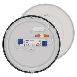 LED svítidlo NEXXO kruh 300, přis.černé, 28,5W, 2700lm, 3000-4000K, IP40/20