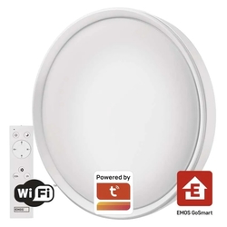LED sv. ILVI WiFi  kruh 500mm, přis.bílé, 45W, stmív. 270-2700lm, 2700-6500K, IP20 GoSmart
