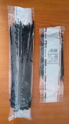 pásek vázací 160x2,5 - černá UV (100ks)