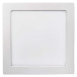 LED panel čtverec 225x225, přis.bílý, 18W, 1500lm, 4000K (neutr.bílá), IP20