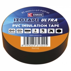 páska izolační PVC 15mm/10m - černá