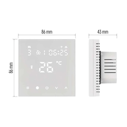 termostat digitální, týdenní, vč. podl.čidla P56201UF WiFi, GoSmart