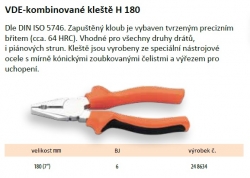 kleště kombinované IBACH - 180mm