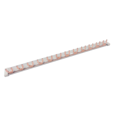 hřeben propoj. BB063-1P-U-021  1f, 10mm2, 63A, 12mod. (21cm) - "U" typ