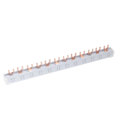 hřeben propoj. BB063-3P-U-021  3f, 10mm2, 63A, 12mod. (21cm) - "U" typ