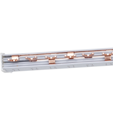 hřeben propoj. BB063-3P-U-021  3f, 10mm2, 63A, 12mod. (21cm) - "U" typ