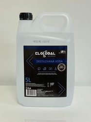 destilovaná voda 5l PET - Elglobal