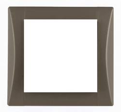 rámeček 1nás. ELEGANT - oříšk.hnědá