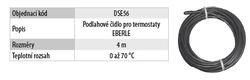 podlahové čidlo pro termostat FIT 3U - 4m