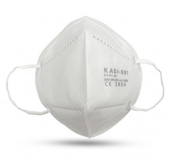 respirátor FFP 2 - certifikovaný, bílý - balení 1ks
