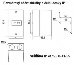 skříňka (kryt) spouštěče motoru MIS IP55 - O-55