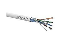 kabel datový FTP 4x2x0,5 - Cat.5e PVC / drát Cu, stíněný, bal.305m - SOLARIX