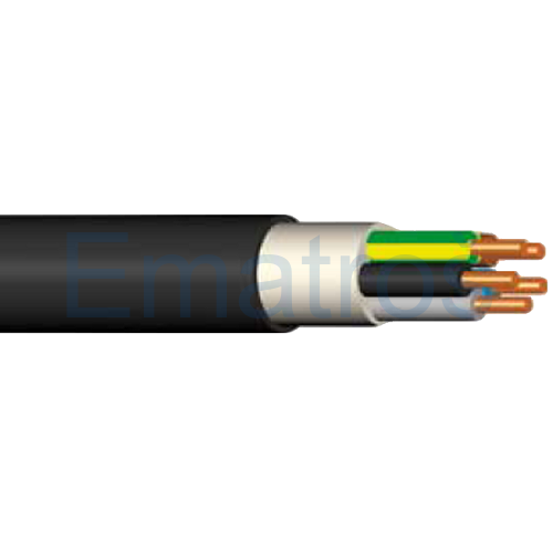 kabel CYKY-J 5x2,5 - kruhy 100m
