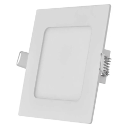 LED svítidlo NEXXO čtverec 120x120, vest.bílé, 7W, 480lm, 4000K (netr.bílá), IP40/20