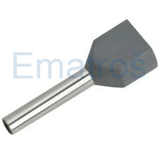 dutinka lis.dvojitá Cu izol. 2x2,5/10mm (100ks)